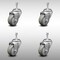 Service Caster 3 Inch SS Gray Polyurethane Wheel Swivel 10mm Threaded Stem Caster Set SCC SCC-SSTS20S314-PPUB-M1015-4 - alternate 3